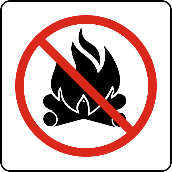 NO BBQ / No feu de camp